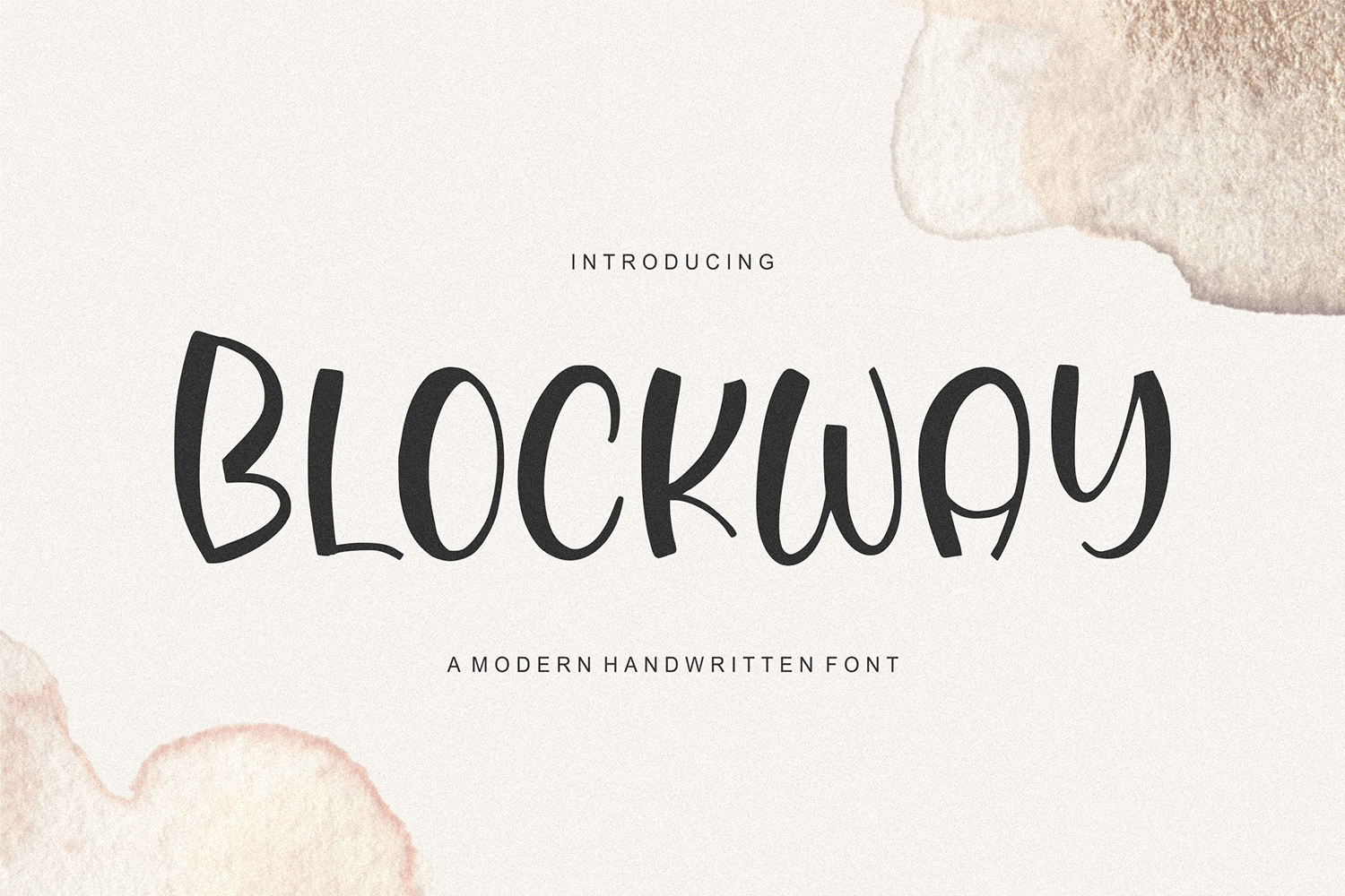 Blockway Free Font