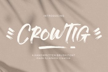 Crowtig Free Font