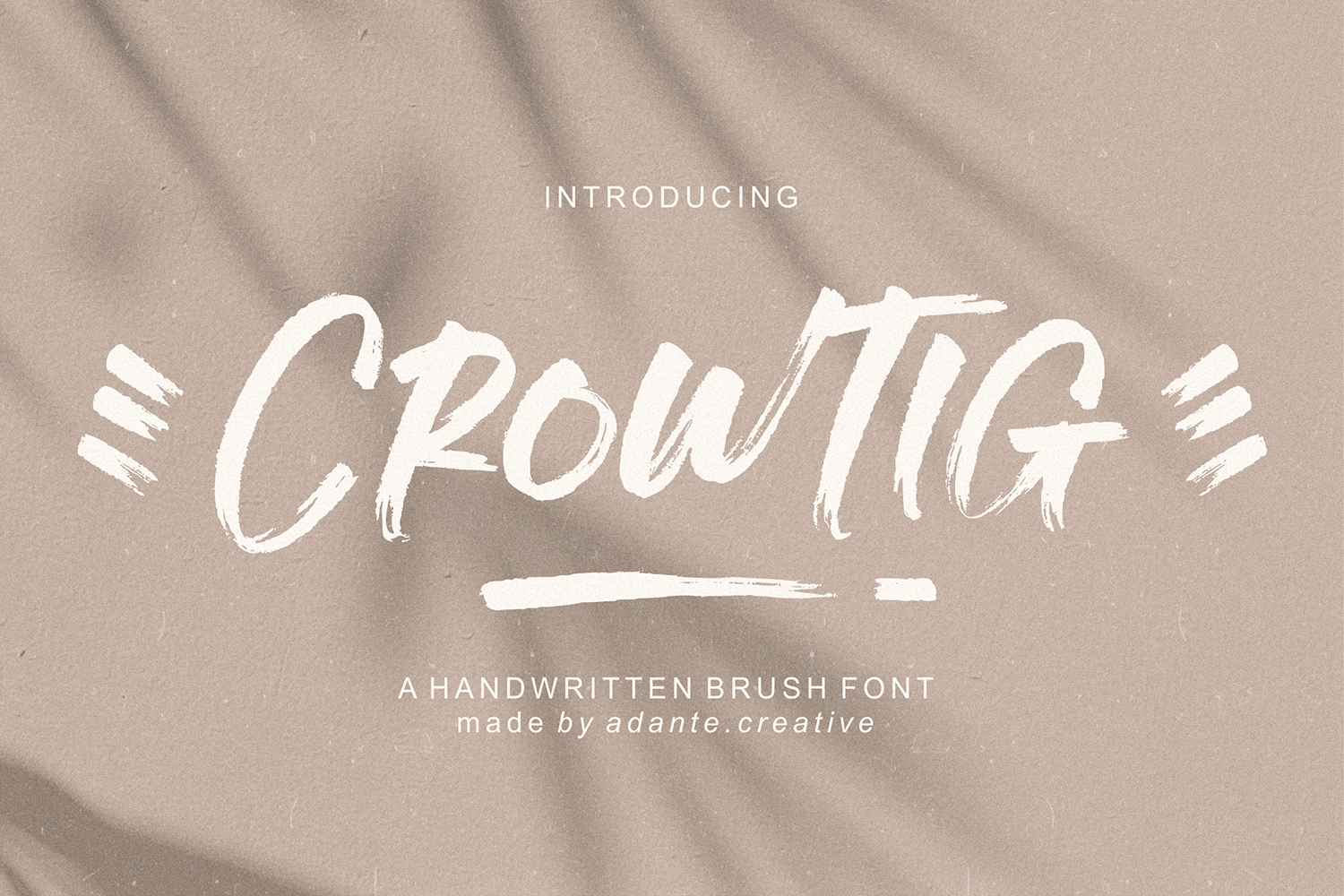 Crowtig Free Font