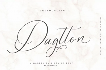 Dagtton Free Font