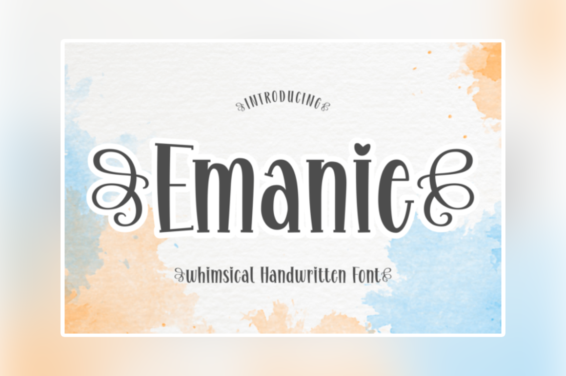 Emanie Free Font