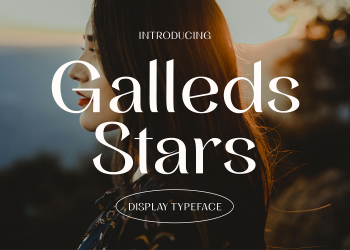 Galleds Stars Free Font
