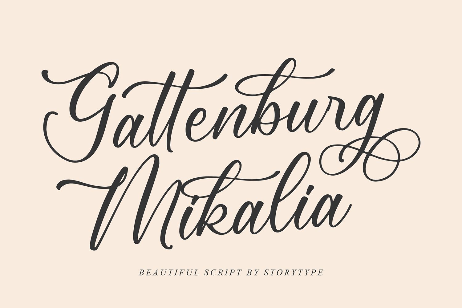 Gattenburg Mikalia Free Font