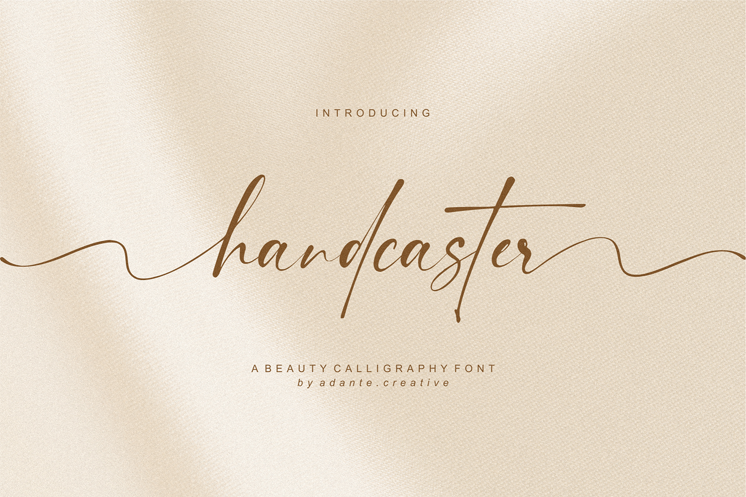 Handcaster Free Font