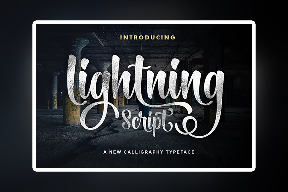 Lightning Free Font