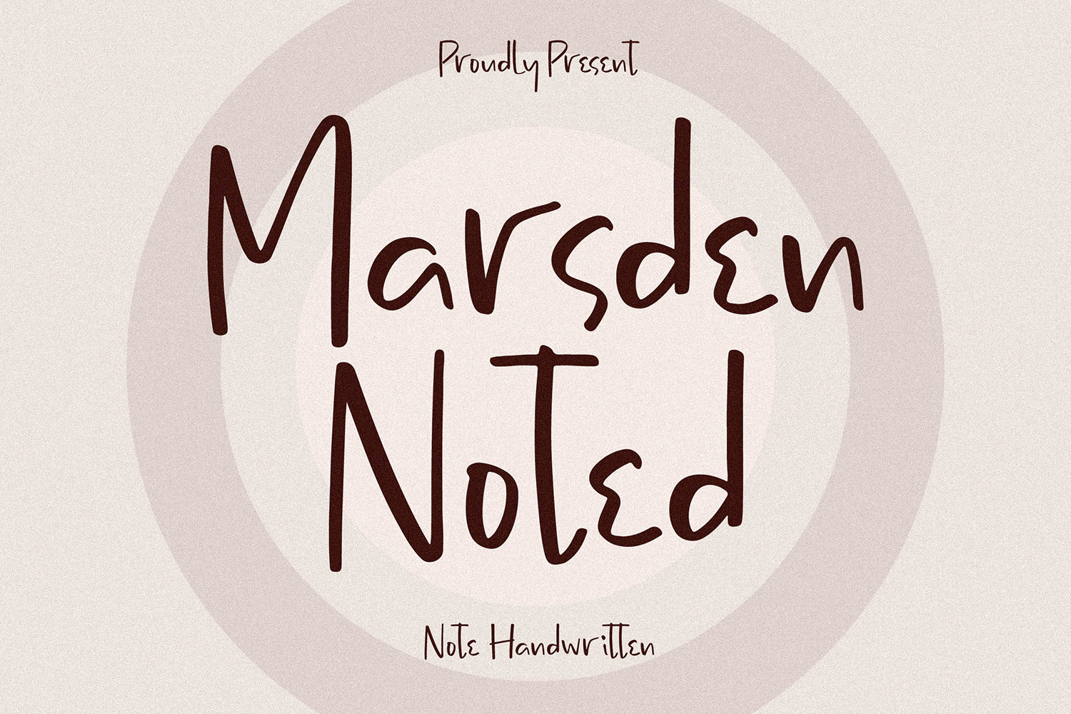 Marsden Noted Free Font