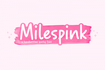 Milespink Free Font