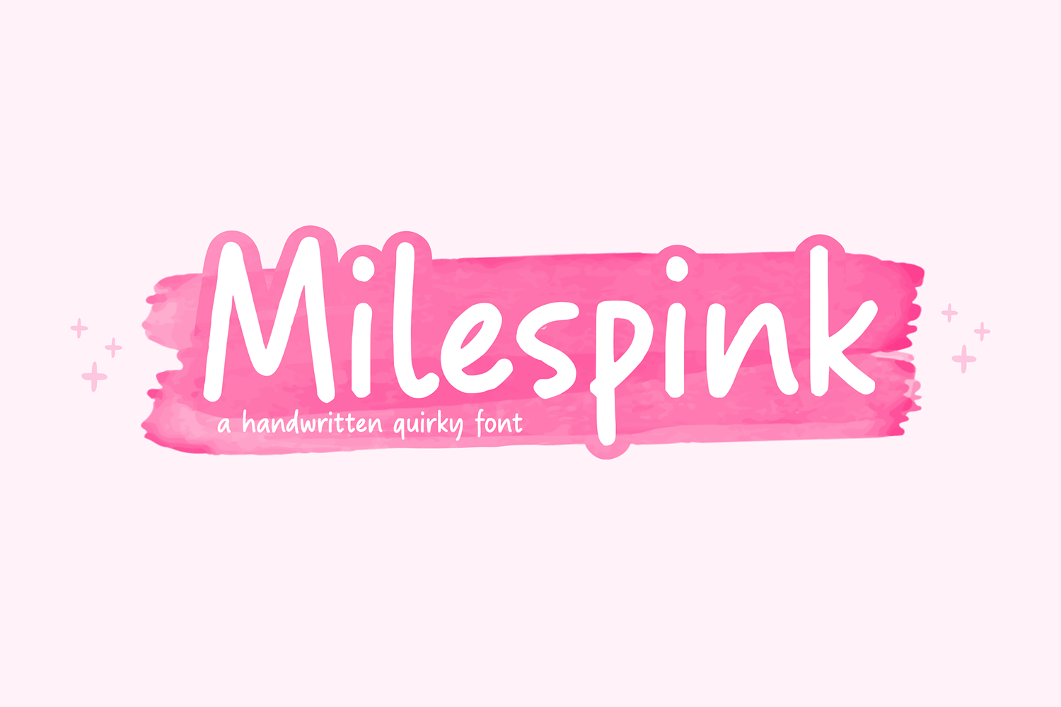 Milespink Free Font