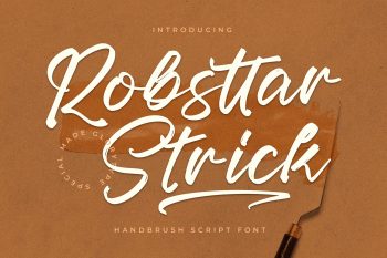 Robsttar Strick Free Font