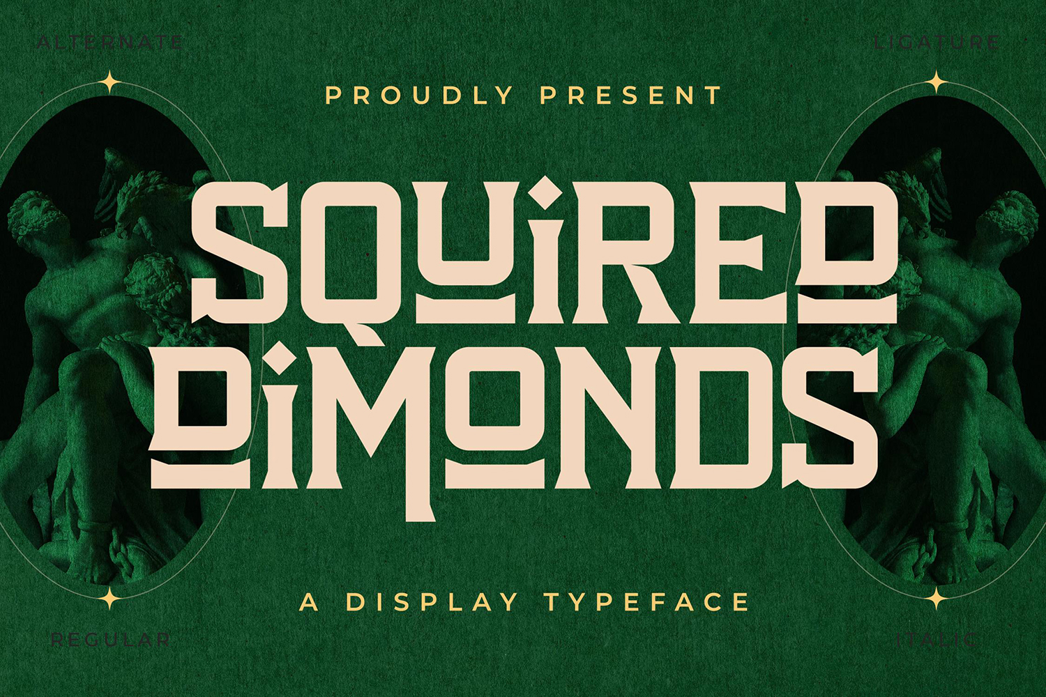 Squired Dimonds Free Font