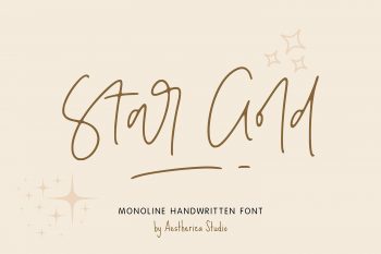 Star Gold Free Font