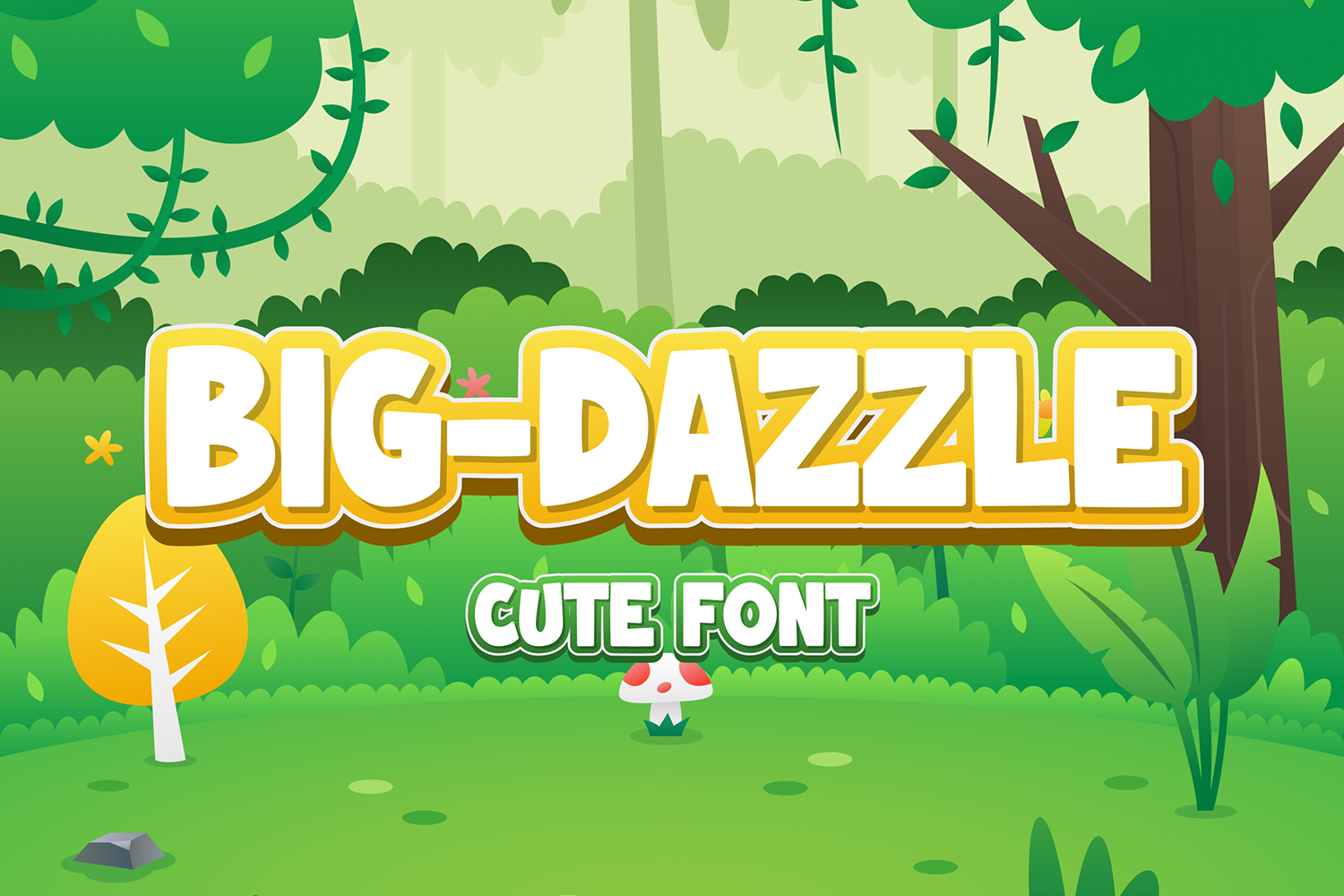 Big Dazzle Free Font