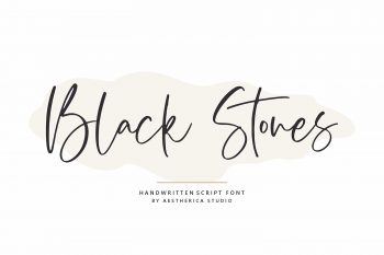 Black Stones Free Font