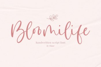 Bloomilife Free Font