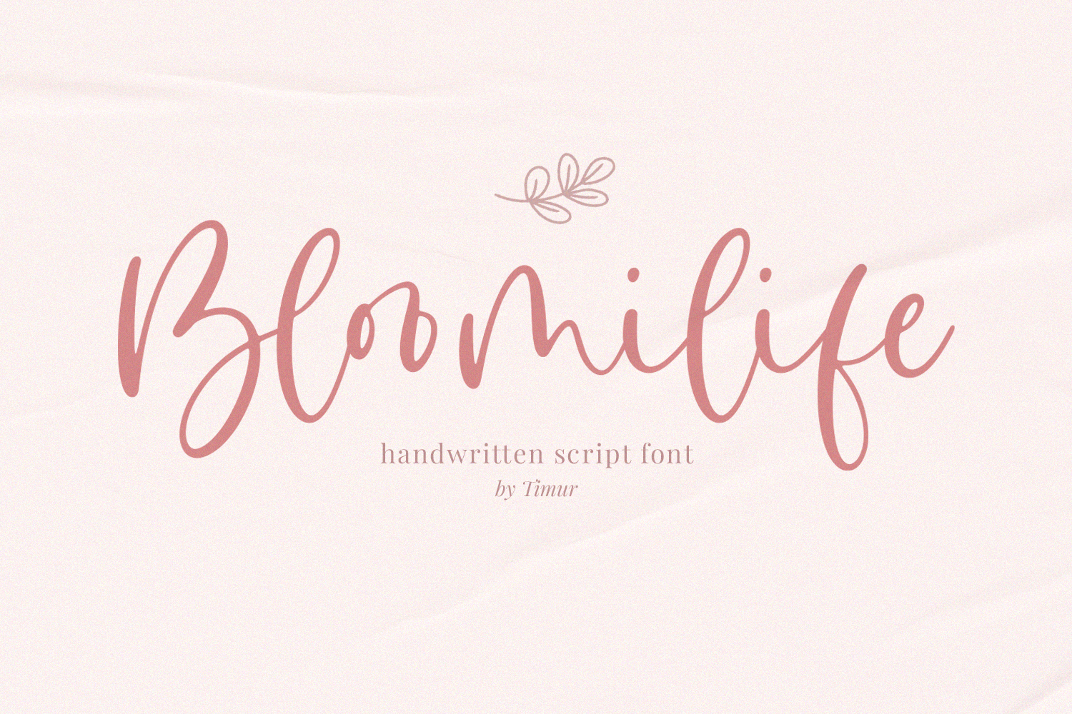 Bloomilife Free Font