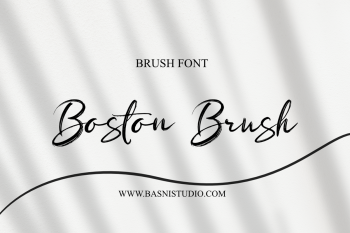 Boston Brush Free Font