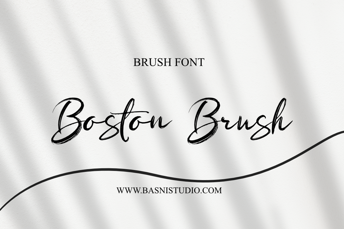 Boston Brush Free Font