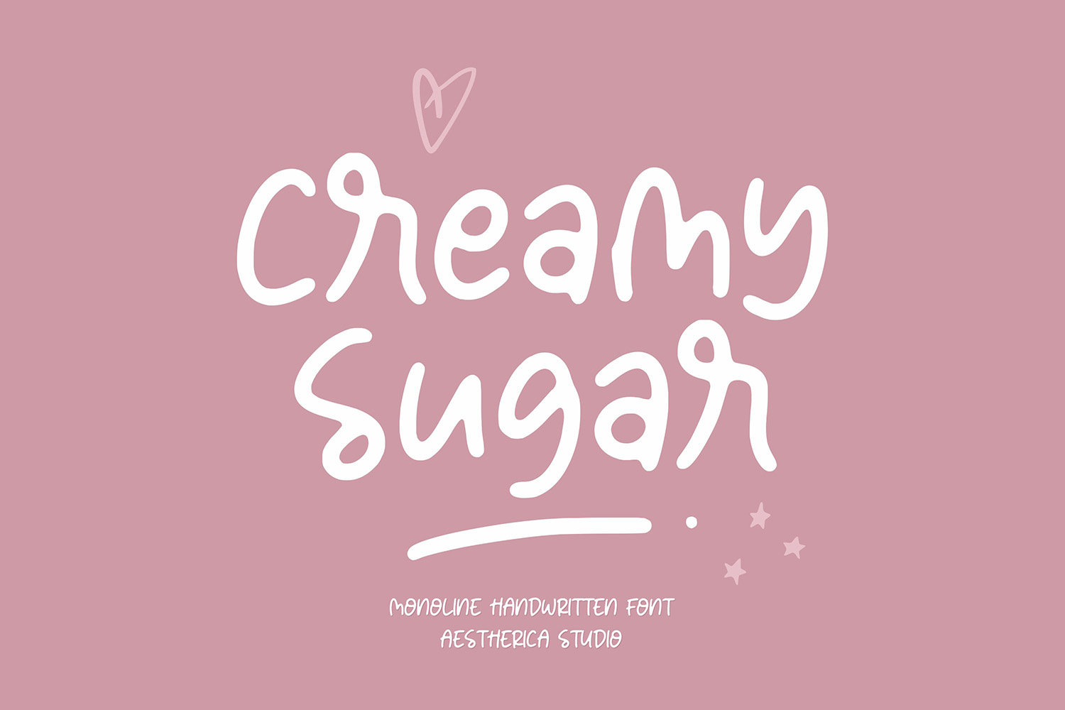 Creamy Sugar Free Font
