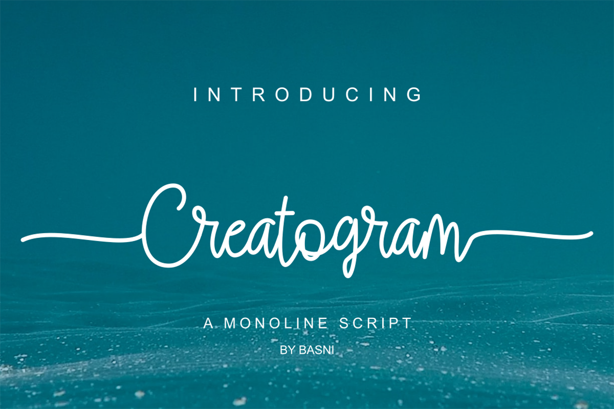 Creatogram Free Font