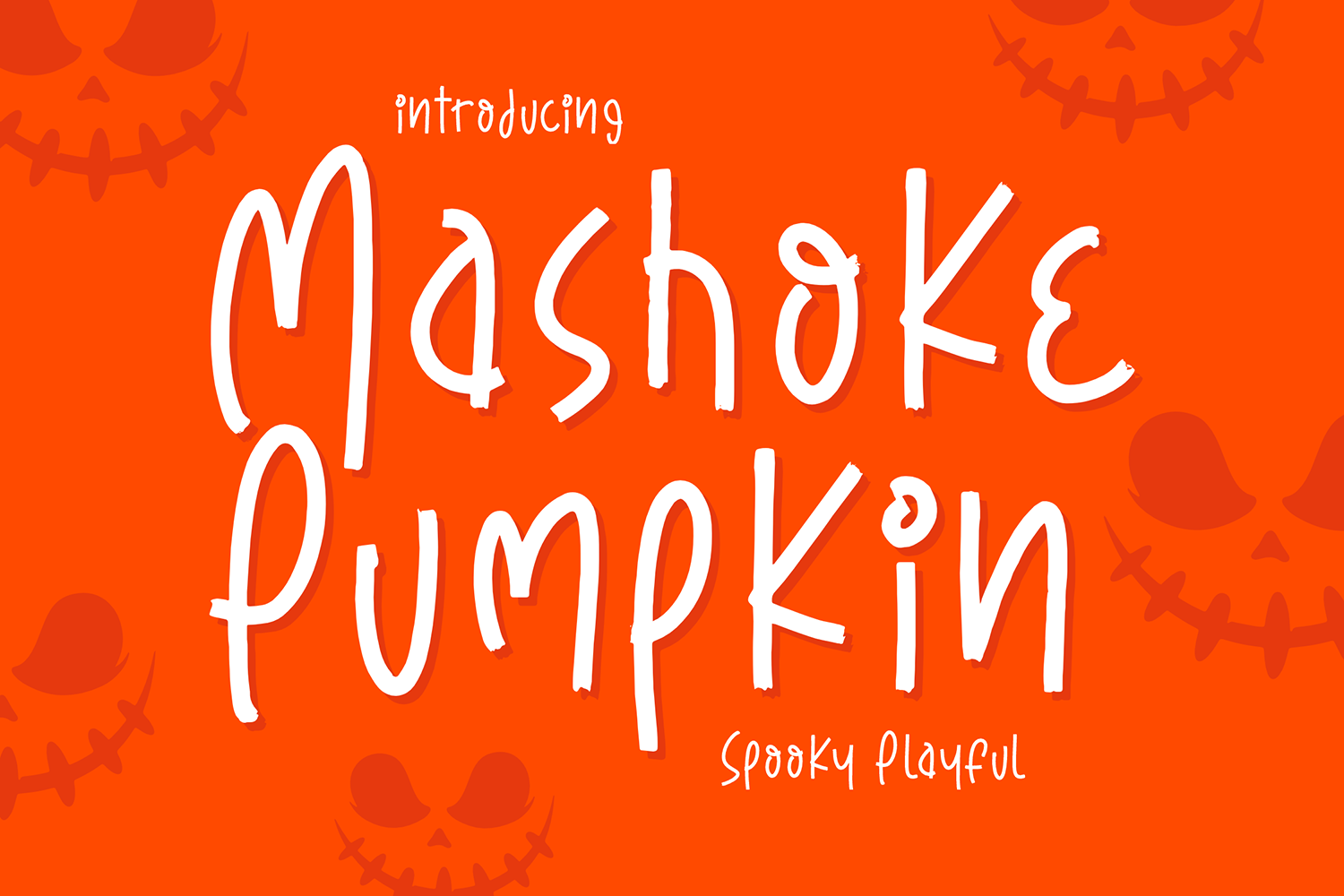 Mashoke Pumpkin Free Font