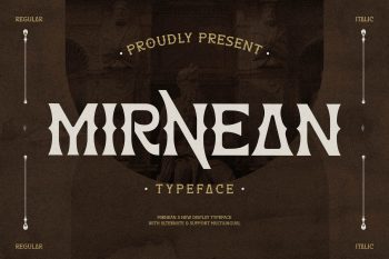 Mirnean Free Font