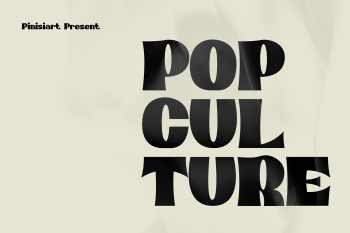 Pop Culture Free Font