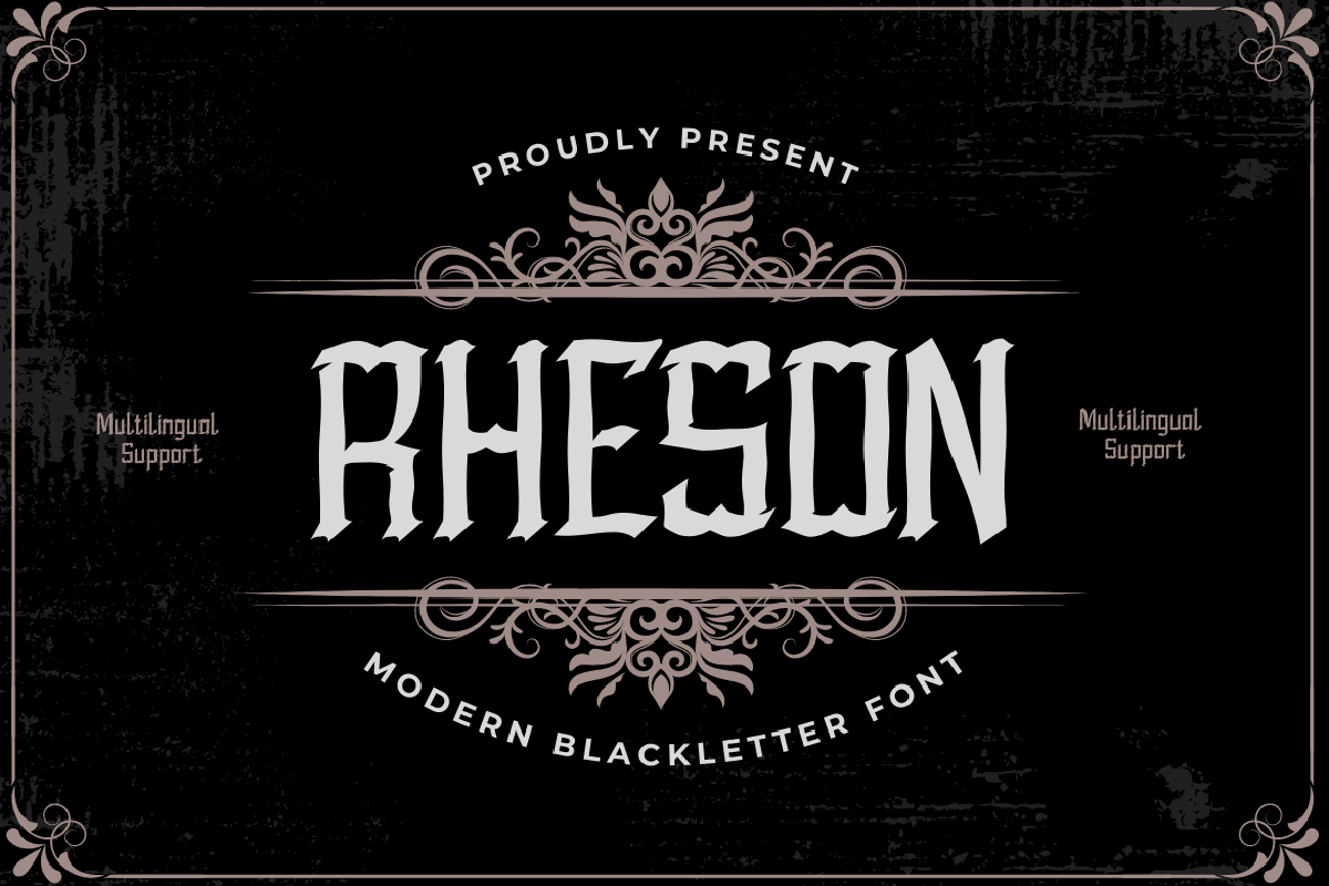 Rheson Free Font