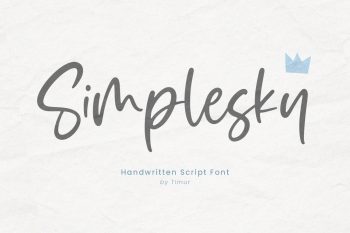 Simplesky Free Font
