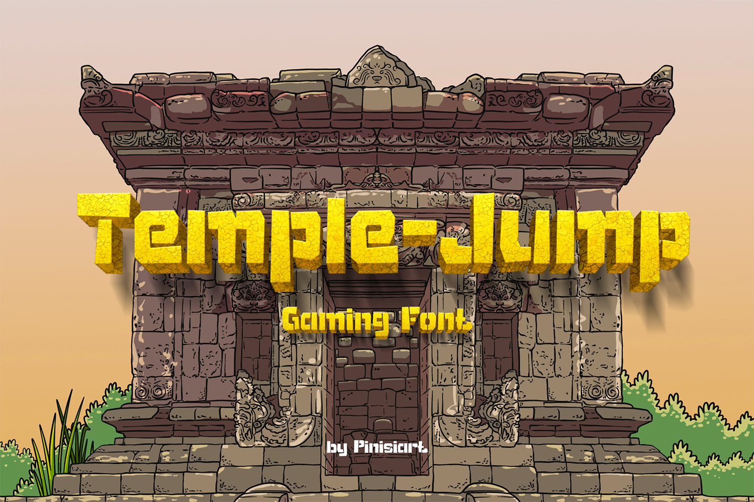 Temple Jump Free Font