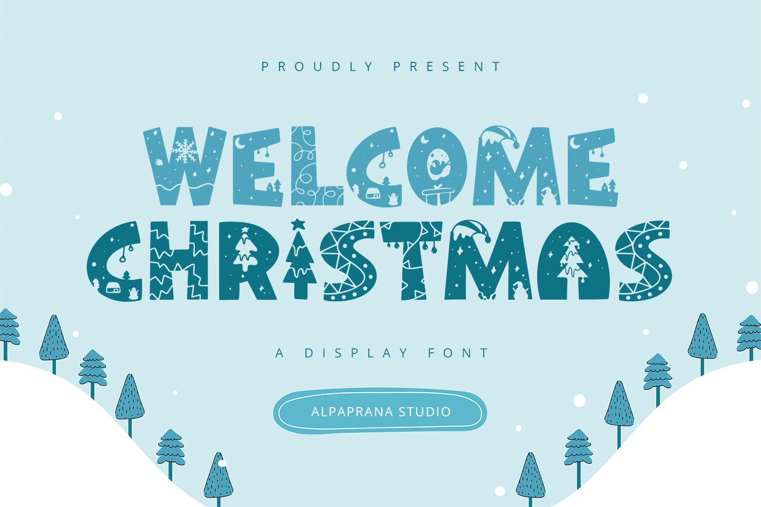 Welcome Christmas Free Font