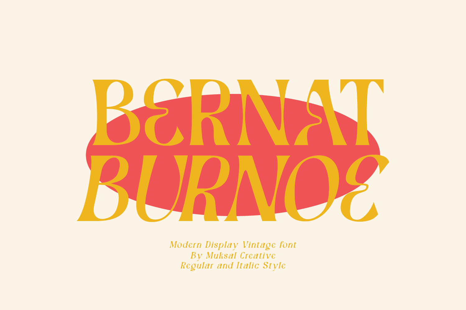 Bernat Burnoe Free Font