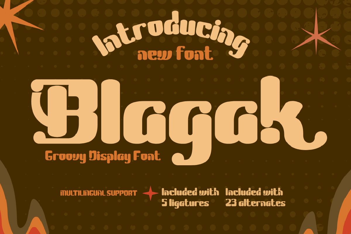 Blagak Free Font