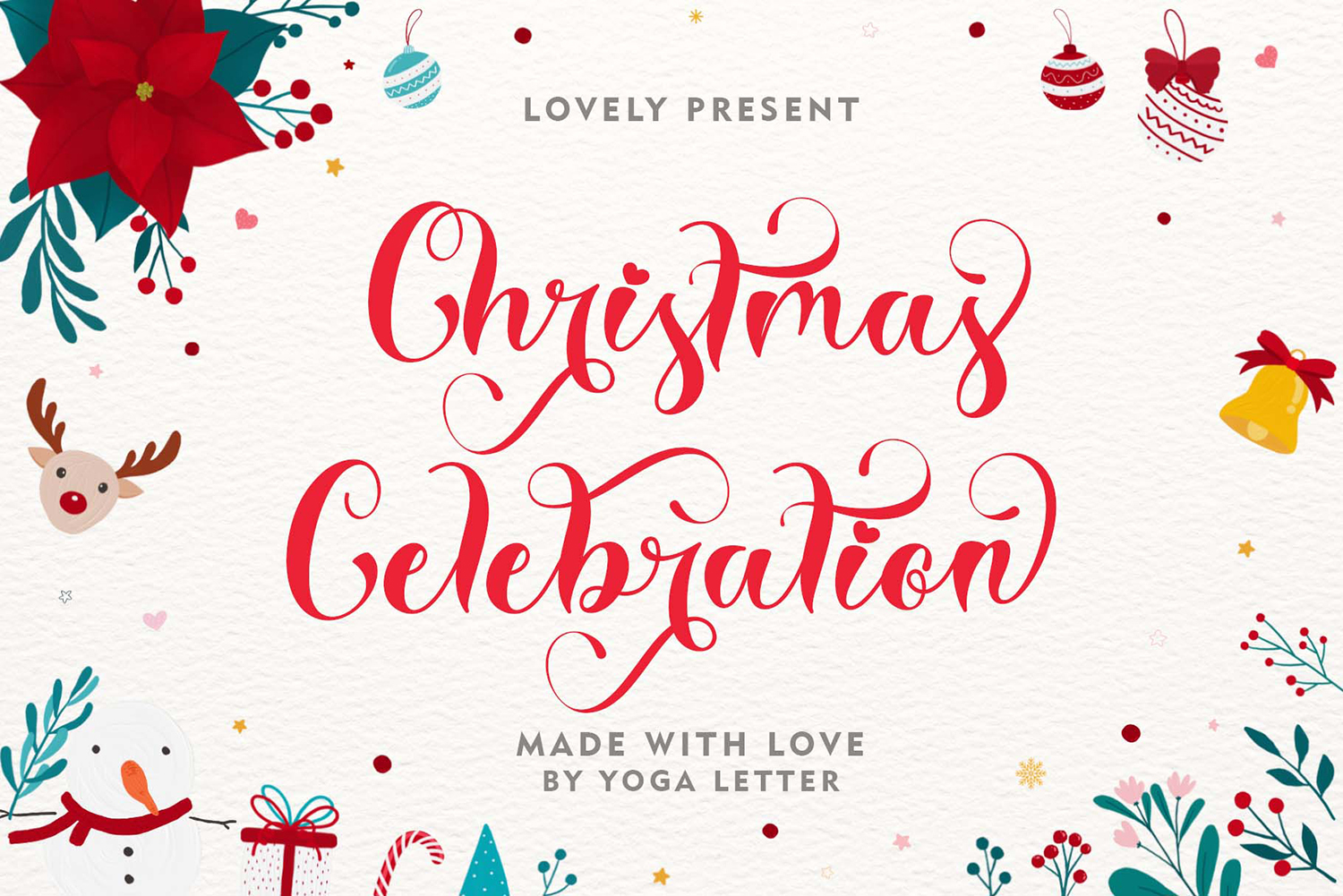 Christmas Celebration Free Font
