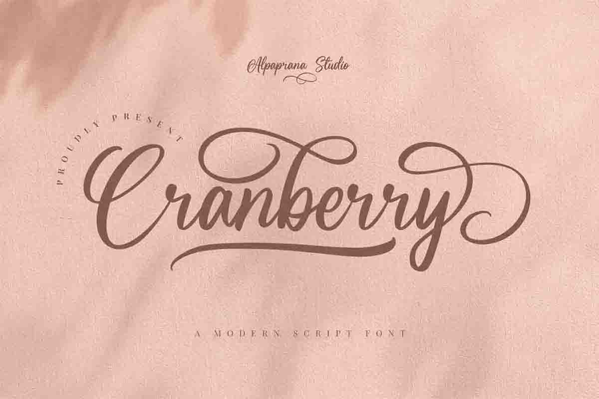 Cranberry Free Font