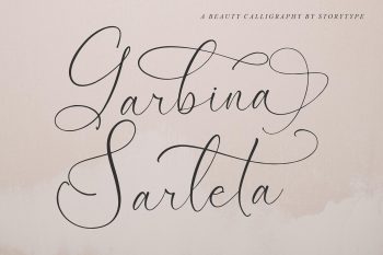 Garbina Sarleta Free Font