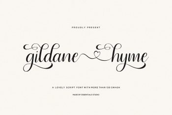 Gildane Hyme Free Font