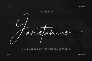 Janetanice Free Font