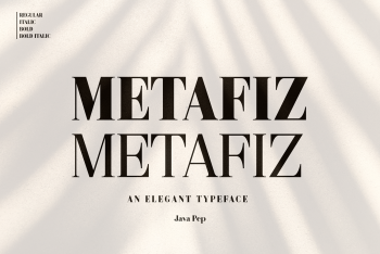 Metafiz Elegant Free Font