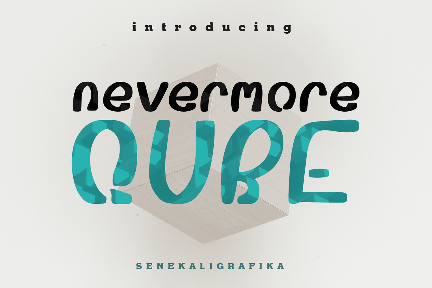 Nevermore Qube Free Font