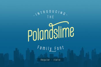 Polandslime Free Font