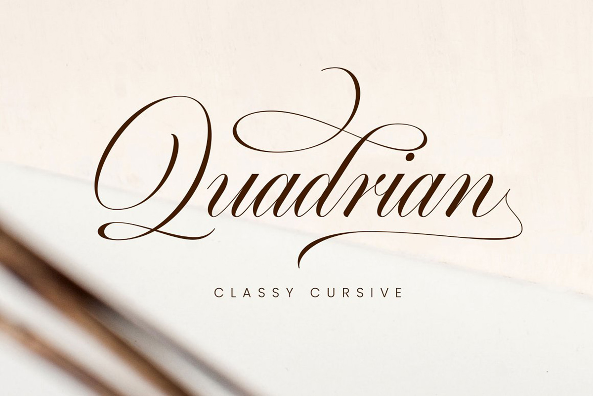 Quadrian Free Font