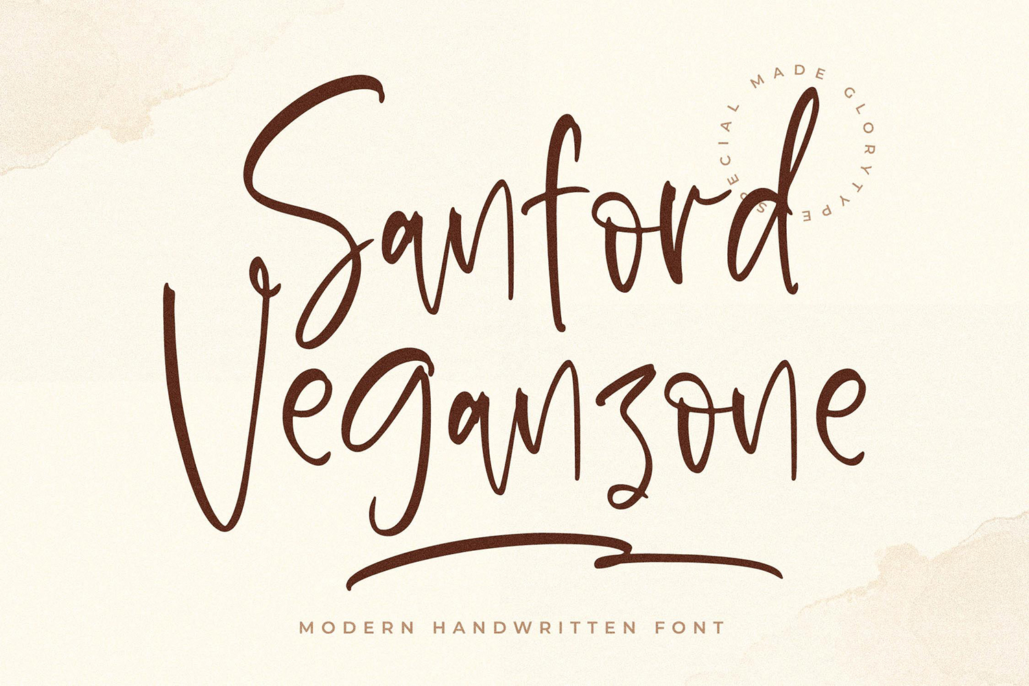 Sanford Veganzone Free Font