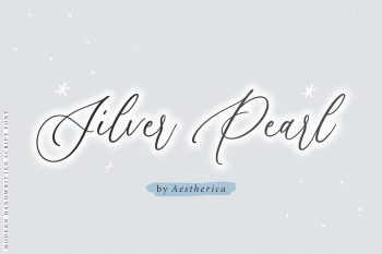Silver Pearl Free Font