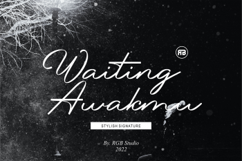 Waiting Awakmu Free Font