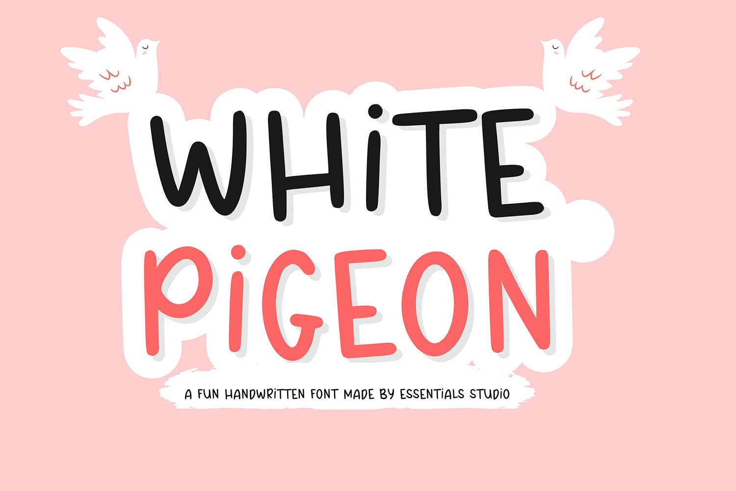 White Pigeon Free Font
