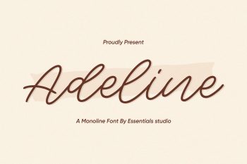 Adeline Free Font