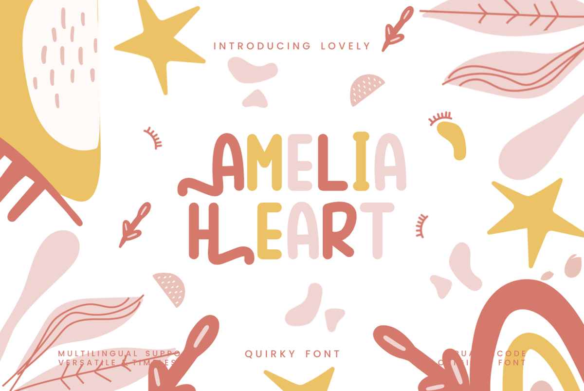 Amelia Heart Free Font