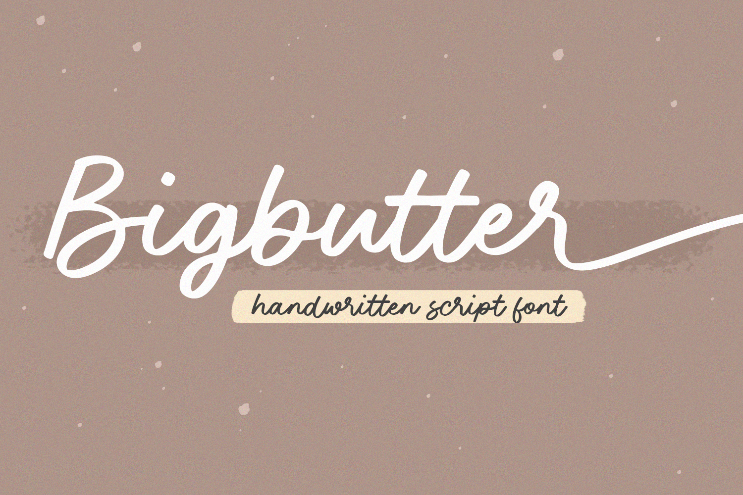 Bigbutter Free Font