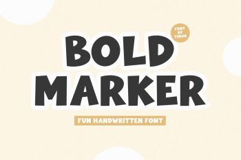 Bold Marker Free Font