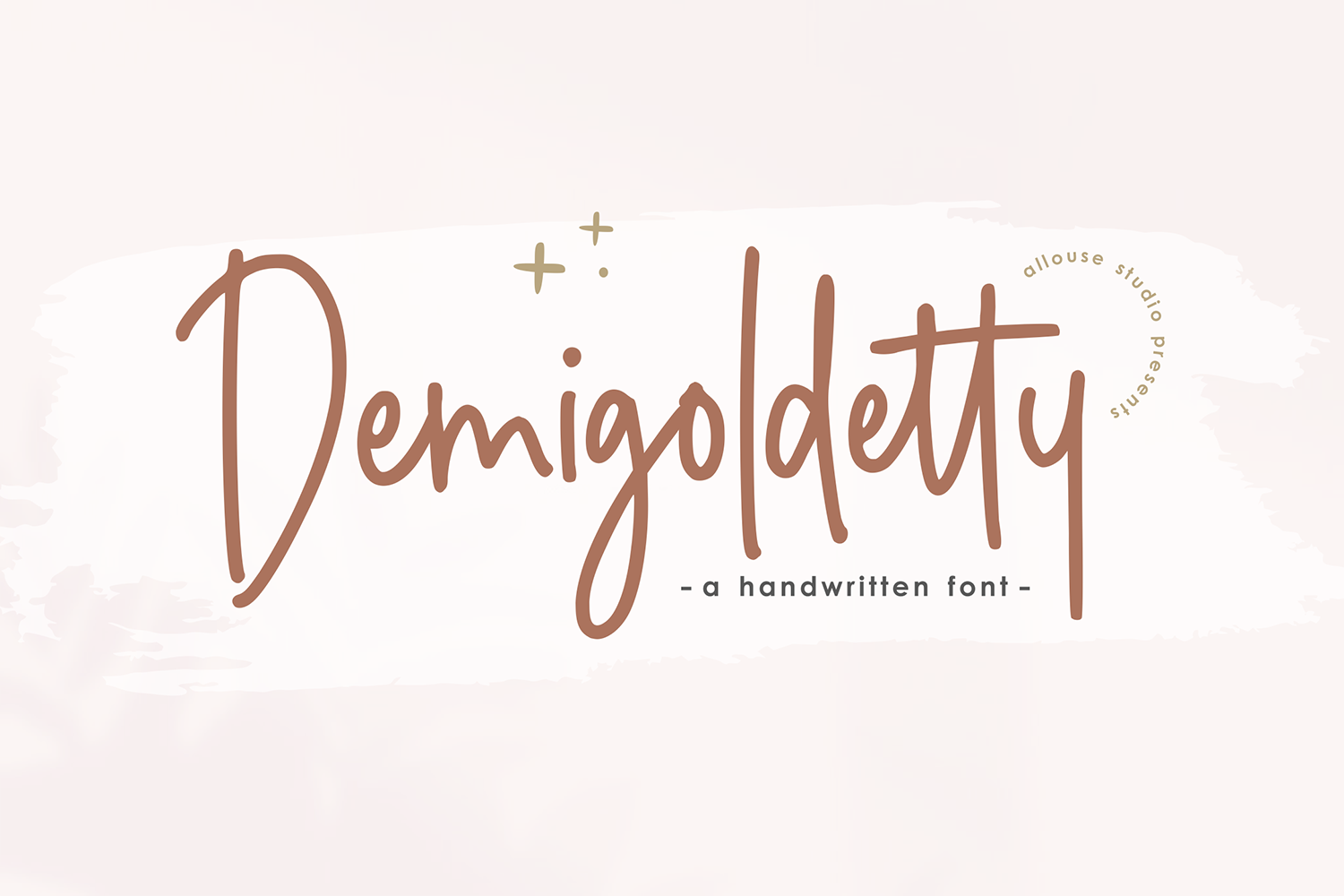 Demigoldetty Free Font